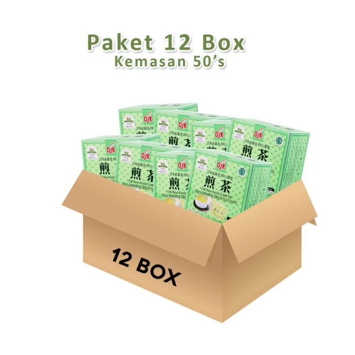 

Osk Japanese Green Tea 50'S Paket 12 Box