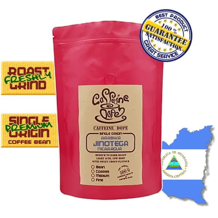 

Kopi Arabika Jinotega Nicaragua 500 Gr - Bean/Biji & Ground/Bubuk