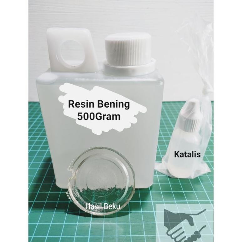 

Termurah Resin Bening 500 Gram + Katalis 25 Gram Original