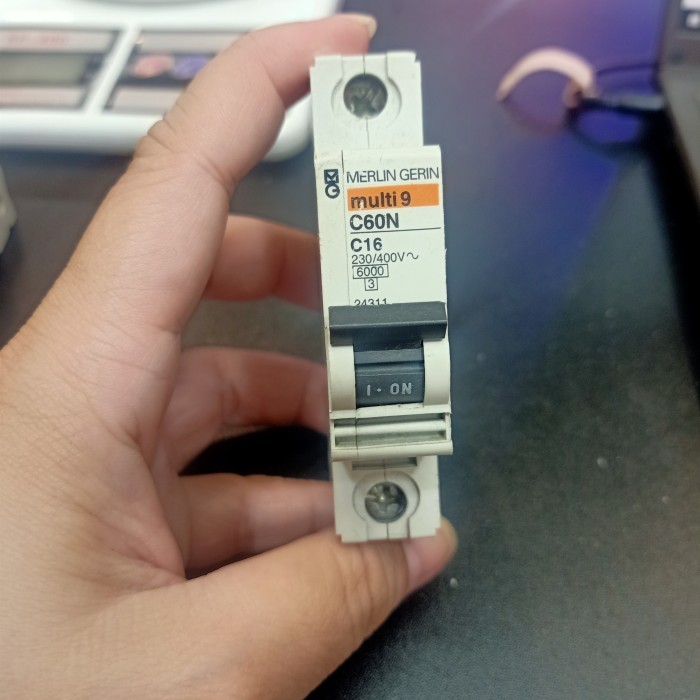 MCB 1PHASE 16A C60N 6kA MERLIN GERIN