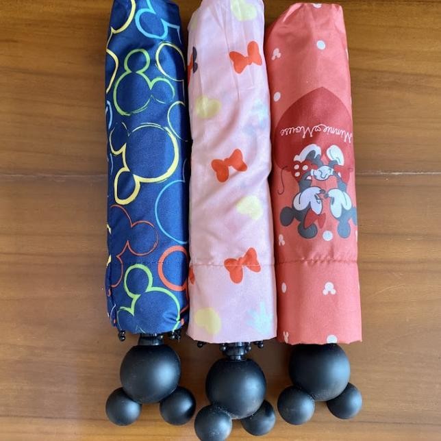 Payung Lipat Foldable Umbrella Disney Ey Nnie Daiso Korea