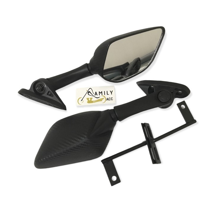 Spion R25 SB Pendek Kaca Biru Motor Nmax Lexi R15 V3 R15 R25