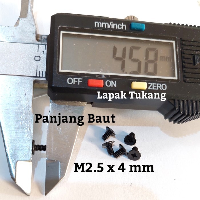 Baut Komputer Laptop M2.5x4 M2.5x5 M2.5x6 M2.5x8 M2.5x10