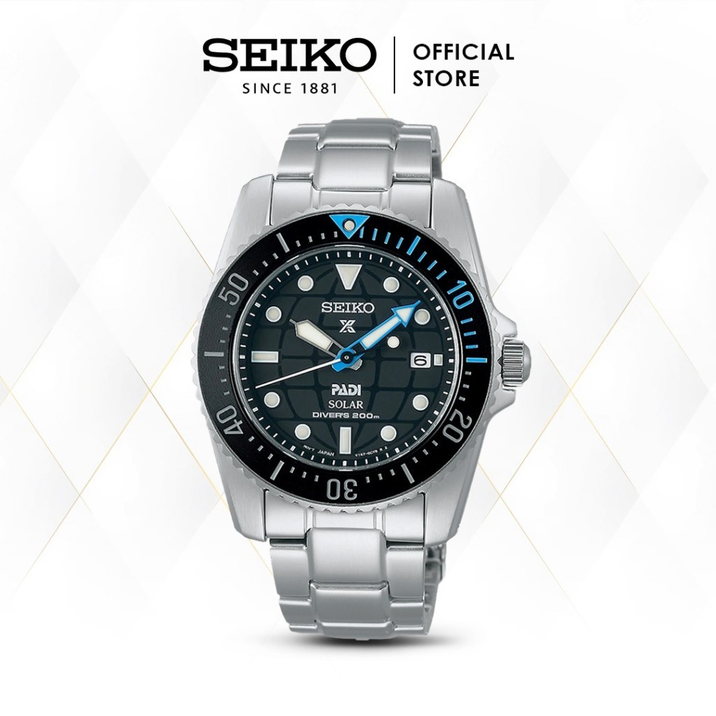Jam Tangan Pria Seiko Prospex Compact Sea Diver SNE575P1 PADI Special Edition Solar