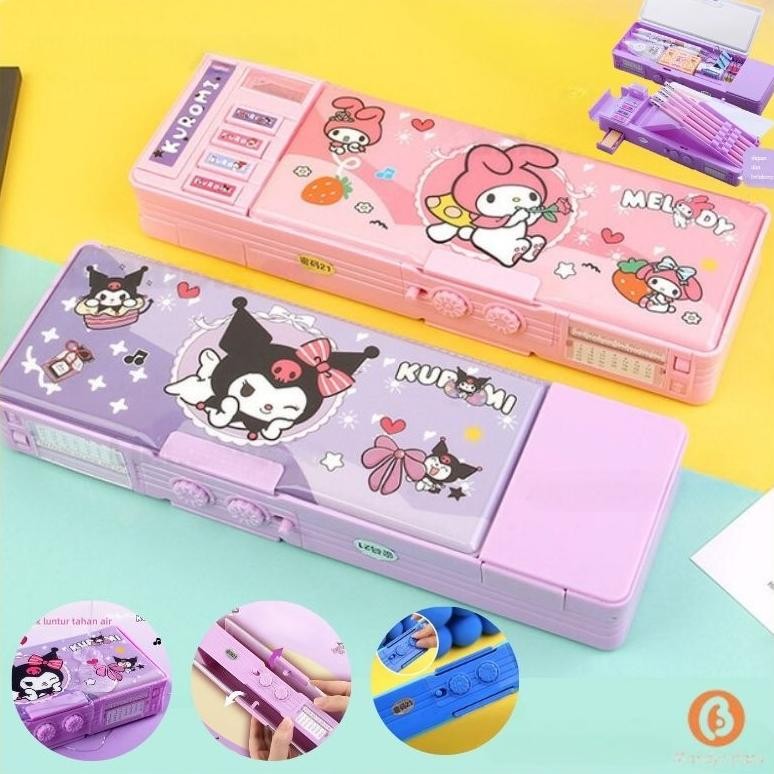 

Ready Penjual LokalKuromi Kotak Alat Tulis Multifungsi Kunci Kode Perempuan Pensil Sanrio Dua Sisi Bernilai Tinggi Kapasitas Besar Murah