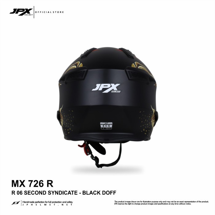 Helm Jpx Full Face Mx-726R - R06 Second Syndicate Barangbaru