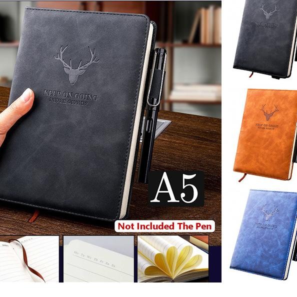 

Buku Agenda Notebook A5 Buku Catatan Binder Jurnal Harian Cover Kulit