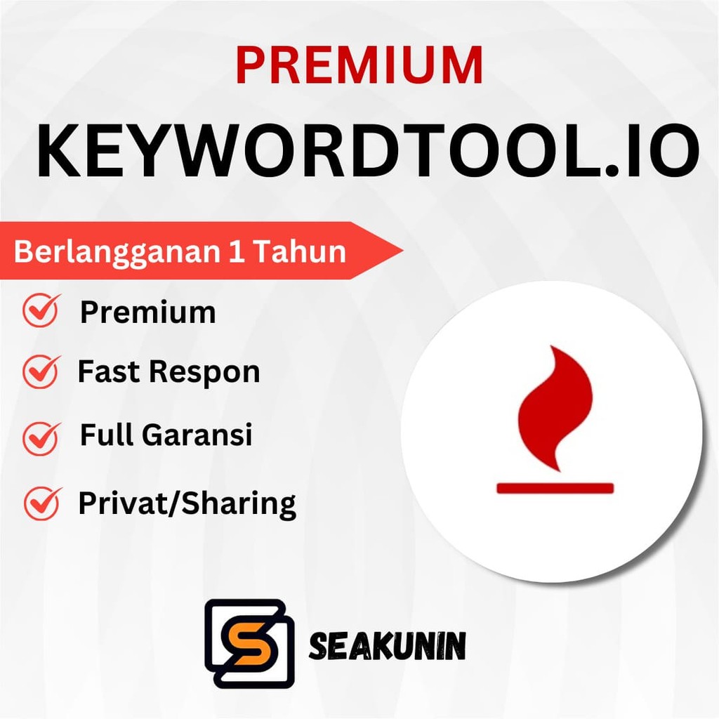 Akun Keywordtool.io Premium 1 Tahun Garansi Full