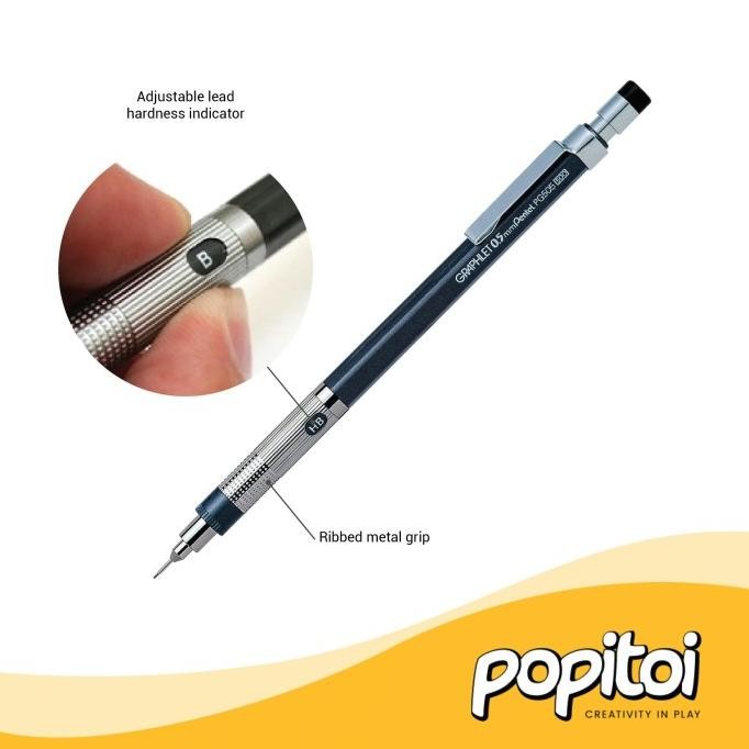 

Pentel Graphlet Mechanical Pencil 0.3 0.4 0.5 0.7 0.9Mm Pensil Mekanik Original Dan Terpercaya