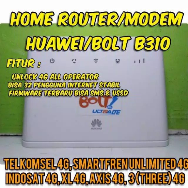 TERBARU UNLOCK] Mifi Modem Router Huawei B310 B310s All Operator