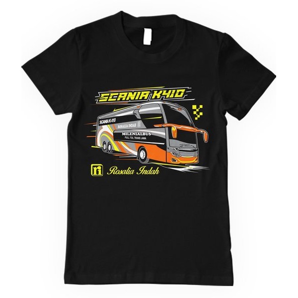 Kaos Baju BUSMANIA ROSALIA INDAH anak dewasa BUS Bis mania Bismania *