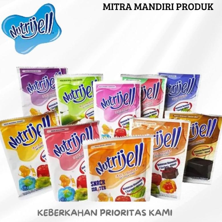 

Nutrijel Jelly Powder Instan All varian Rasa per 6 Pcs