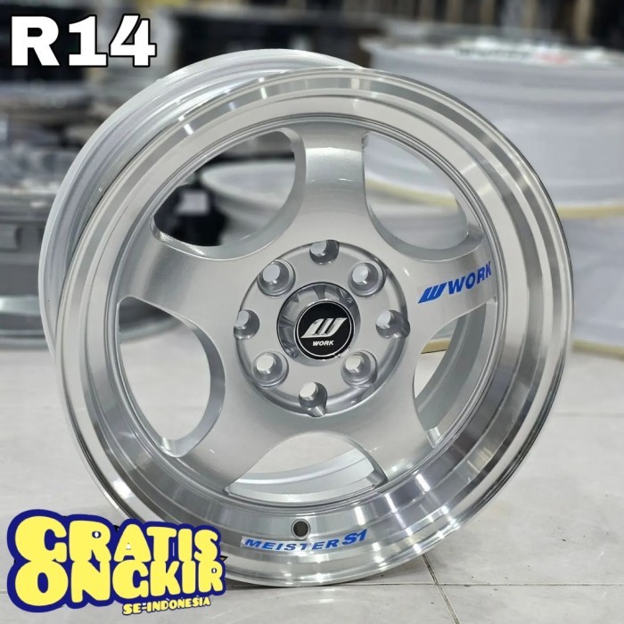 VELG CELONG WULING AIR EV R14 WORK MEISTER VELG RING 14 WULING AIR EV