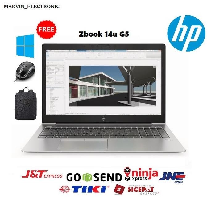 Menarik  Laptop Hp Zbook 14U G5 Core I5 Gen 8 Ram 8Gb/256Ssd Free Mouse//Win 10