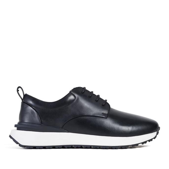 Sepatu Pria Sepatu Sneakers Sepatu Kekinian Prabu Okka 2.0 Black Pria Hitam Sepatu Keren Sepatu Seko