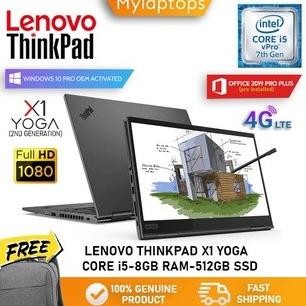 Laptop Lenovo X1 Yoga Core I5 Gen 7 Ram 8Gb/Ssd 256Gb Free Tas/Mouse Diskon Pekan Ini