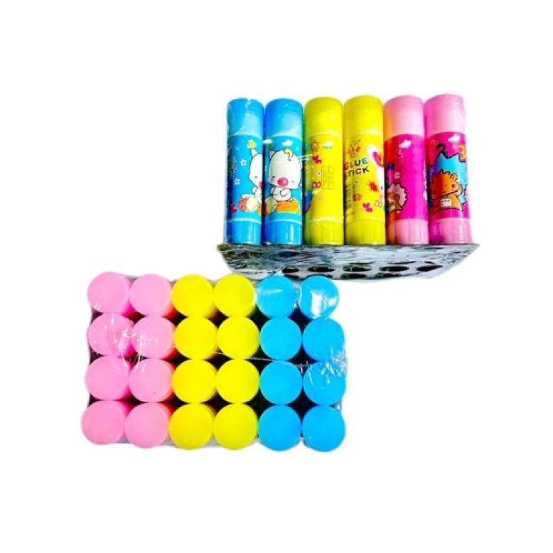 

gd-12 (24 pcs) Lem Stik Fancy Glue Stick Besar 23gr Murah