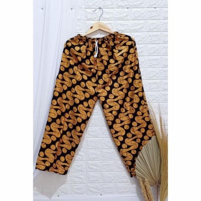 Celana Panjang Batik Jogja Pria & Wanita Bahan Rayon Prima TKY