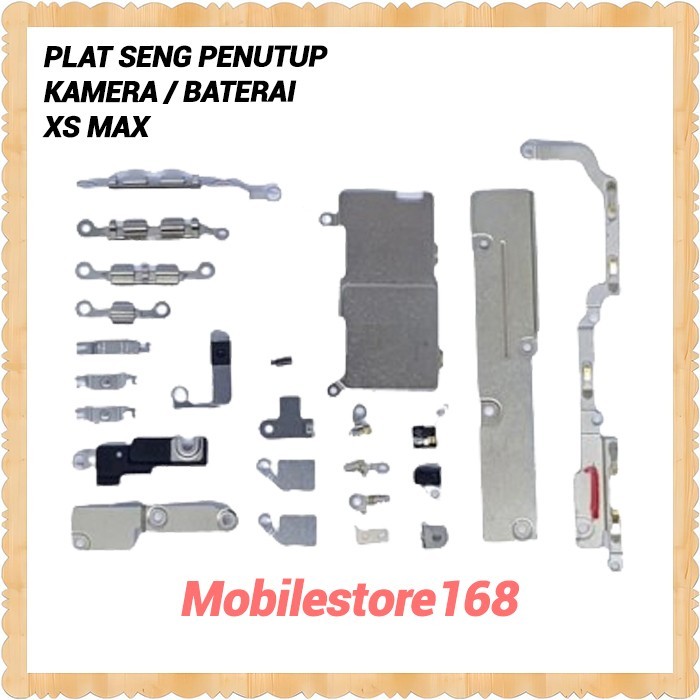 SENG PLAT PENUTUP KAMERA/BATERAI IPHONE XS MAX'
