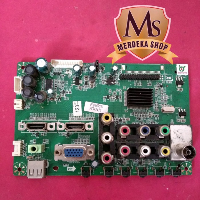 MB MAINBOARD MOUTERBOAR MODULE MESIN TV POLYTRON PLD24D800W