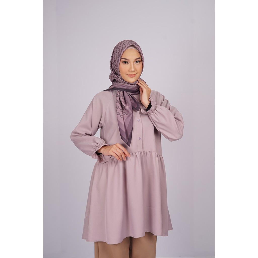 Atasan Wanita Tunik Wanala Seika Elzatta Tunik Dewasa Polos