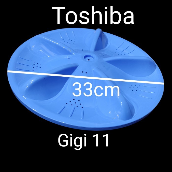Pulsator Mesin Cuci Toshiba aw bx80kn gigi 11 diameter 33cm