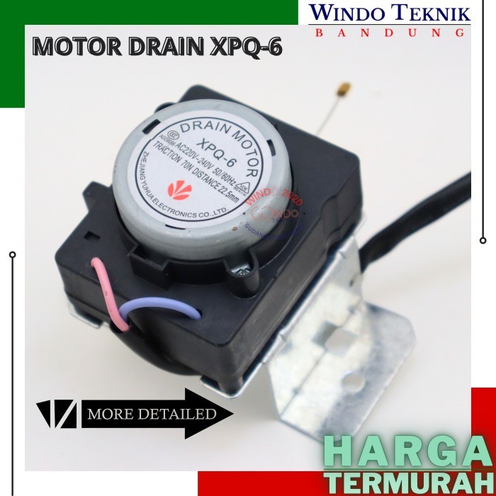 MOTOR DRAIN MESIN CUCI SHARP DRAIN MOTOR SHARP XPQ - 6 PENARIK AIR