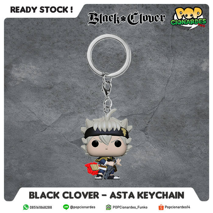 Funko POP Keychain - Animation - Black Clover - Asta
