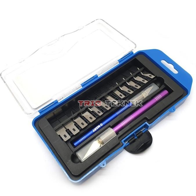 

Murah | Promo Pisau Ukir Carving Sayur Buah Multifungsi C-Mart Taiwan Set 14 Pcs