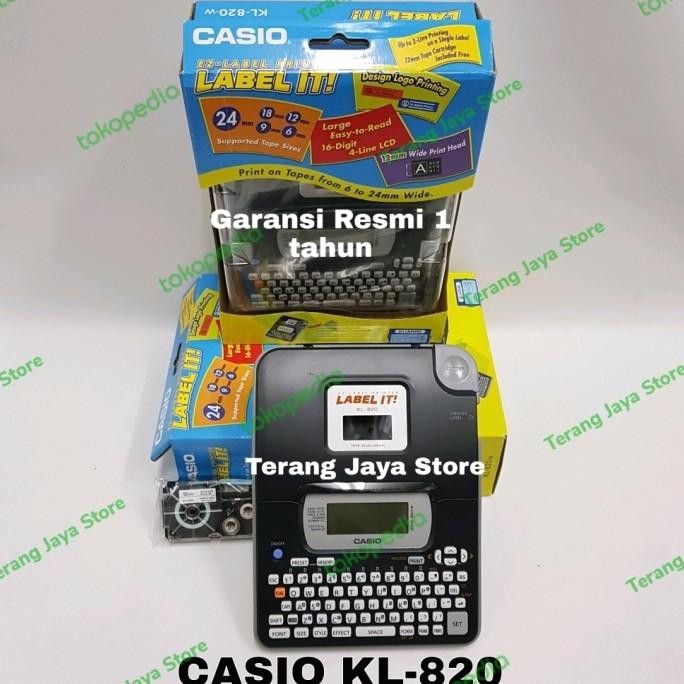 

TERBARU - Casio Label Printer KL-120 Label It KL 120 Printer Label Casio KL120