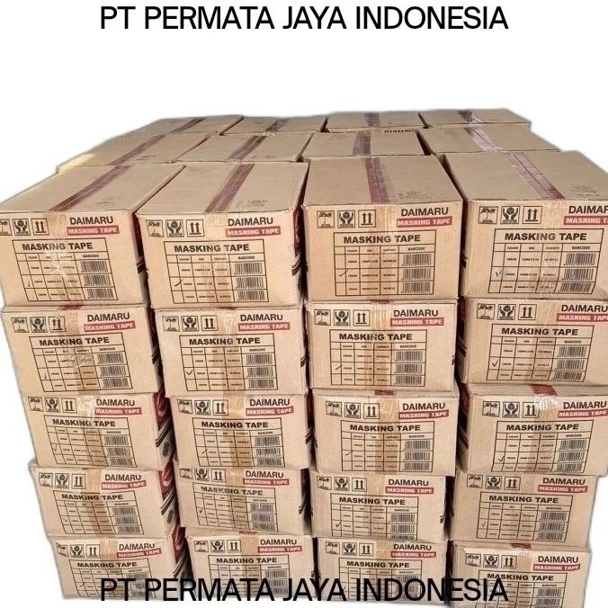 

masking tape / lakban kertas / daimaru 1 inch / 1 dus