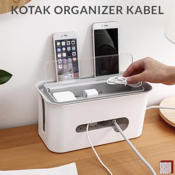 

BEBAS ONGKIR - Kotak Organizer Kabel / Cable Organizer Box / Cable Management Box