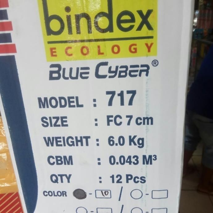 

TERMURAH - Ordner Bindex 717 Folio hitam