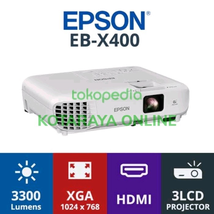 anyar@ Projector EPSON EB-X400 ~ Proyektor EPSON EB X400 HDMI XGA