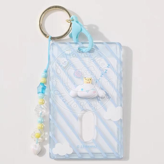 

gantungan name tag id card holder melody kuromi cinnamoroll sanrio