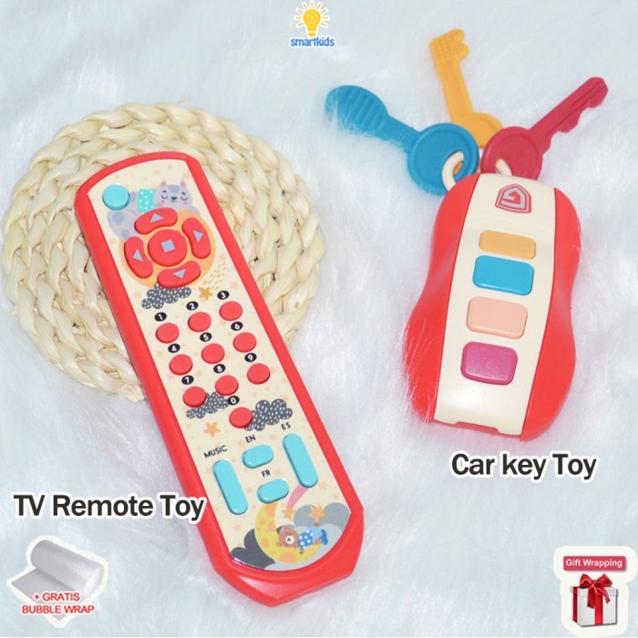 

Baru - Mainan Bayi Remote Tv Control Car Keys Teether Music Toys Edukasi Anak