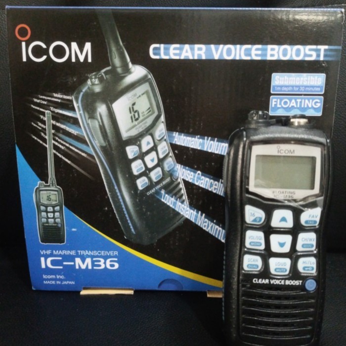 Ht Icom Ic-M36 Marine Vhf Original