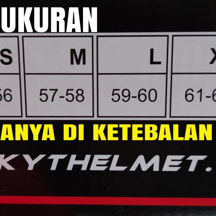 Helm Full Face Kyt R10 Paket Ganteng