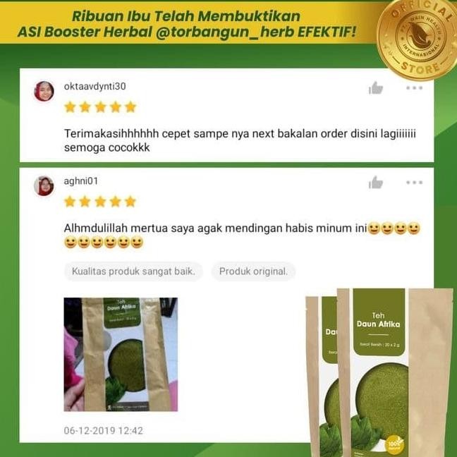 Teh Celup Daun Afrika Alamai Berkhasiat Isi 20