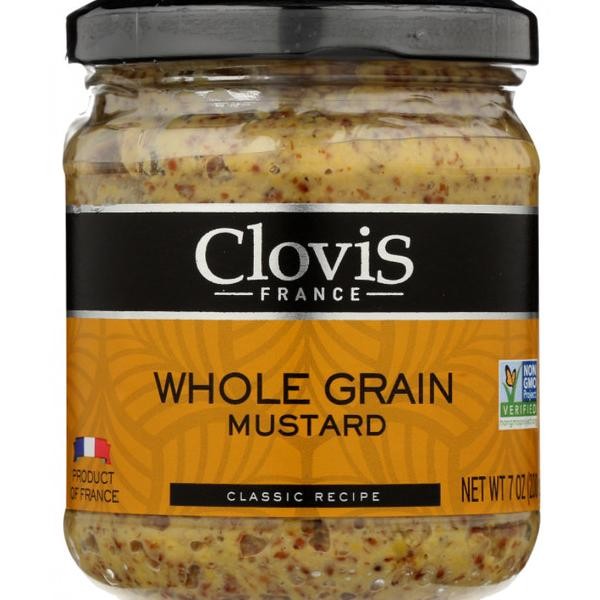 

Clovis France Whole Grain Reims Mustard 200 Gr | Saus Mastard Gandum