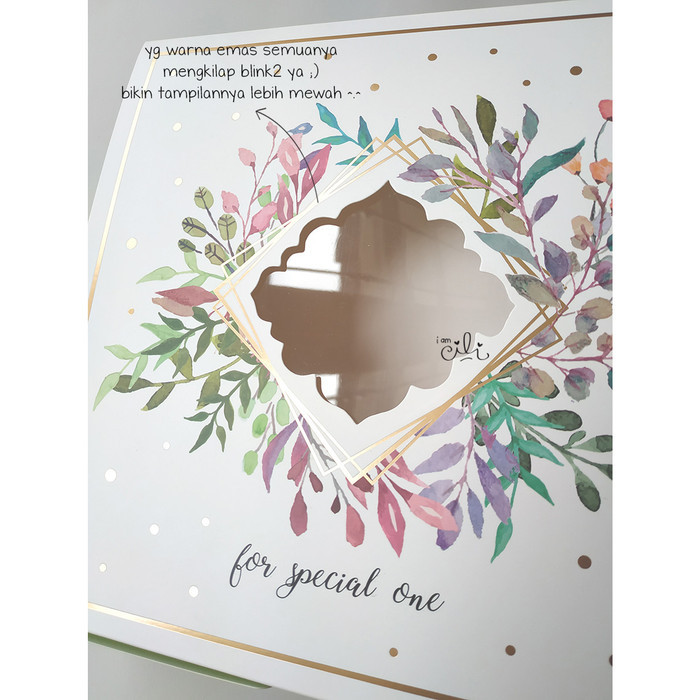 

(D25-001)Kotak Dus Boks Kue Kering 4 Toples 250Gram Free Tag Ucapan Terlaris