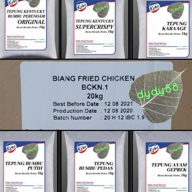 

Kobe Horeka Tepung Kentuy/Biang/Geprek/Karage/Putih/Pedas/Marinade