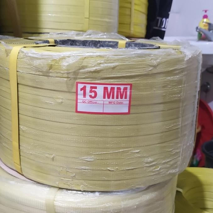 

TALI STRAPPING BAND GOOD QUALITY 15MM X 10 KG KUNING