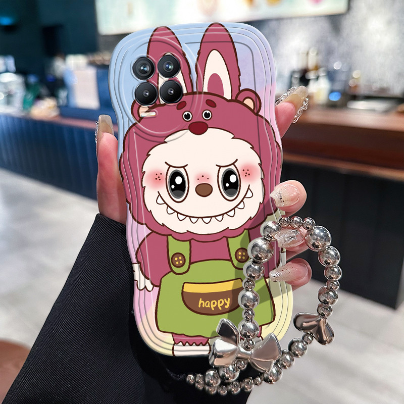 Casing Hp Untuk Realme 8 Realme 8 Pro Case Casing rantai Kasing HP Cesing pola monster kecil bergigi