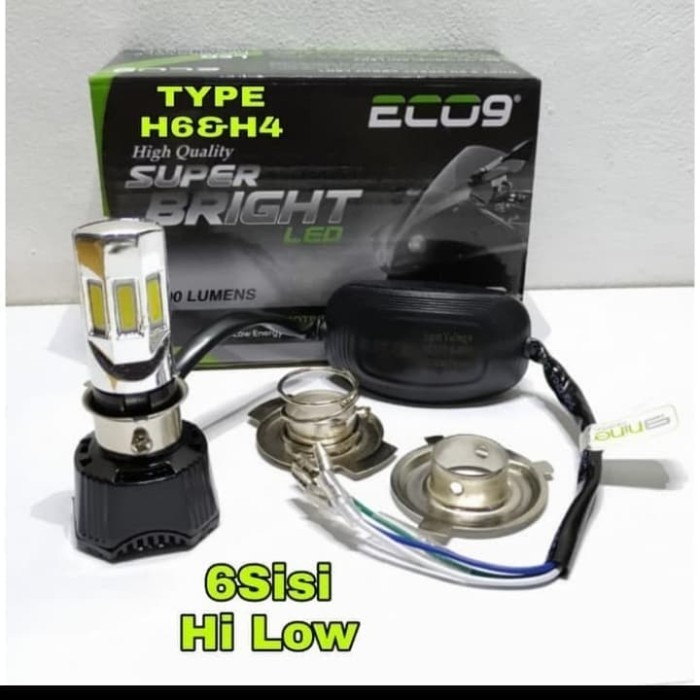 lampu Led motor 6 sisi putih