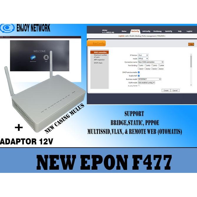 Viral Zte Epon F477 - Dengan Adaptor