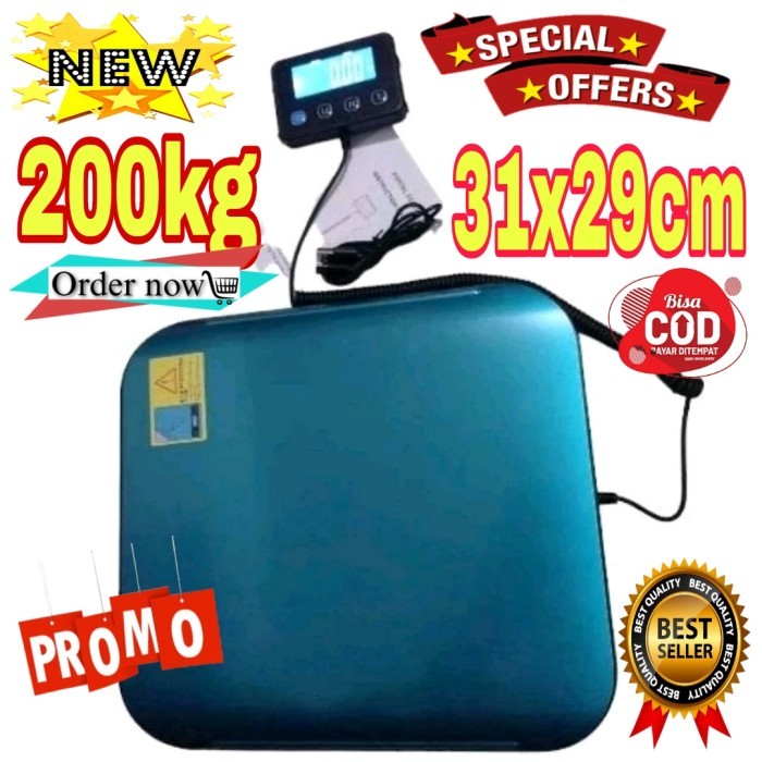 

newgan!! timbangan digital 300kg duduk/timbangan lantai/timbangan barang