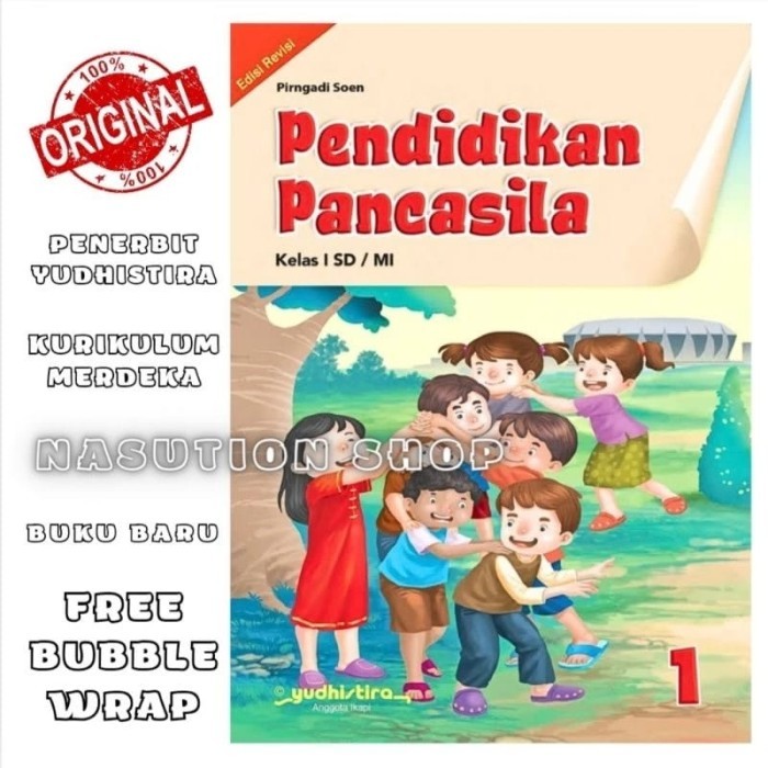 

Buku Pendidikan Pancasila Kelas 1 2 3 4 5 6 SD Yudhistira Merdeka ORI