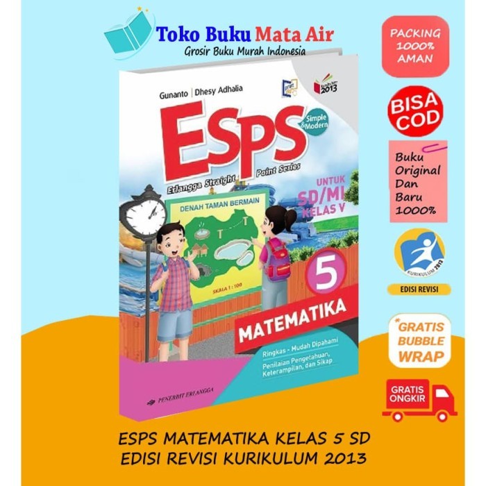 

ESPS MATEMATIKA 5 UNTUK SD/MI KELAS V ( K13N )