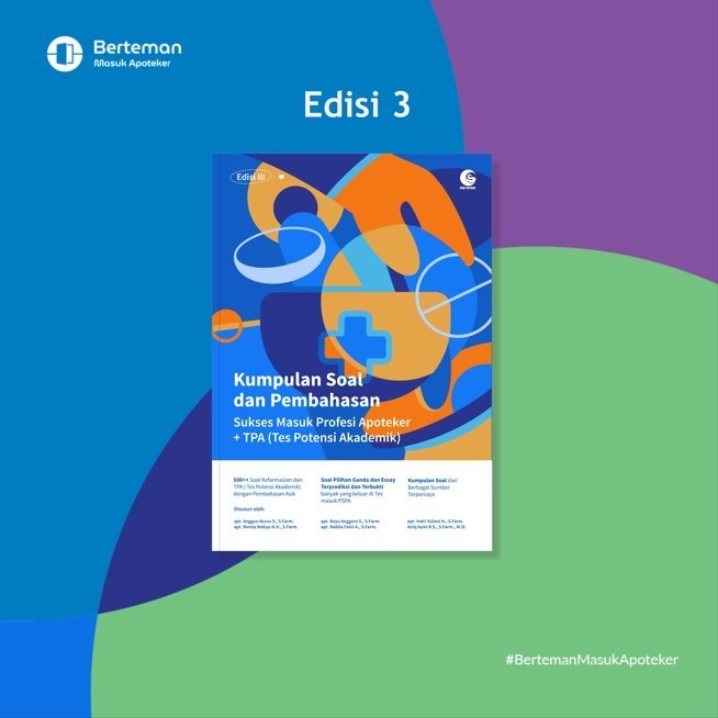 

EDISI 3. Buku Soal dan Pembahasan Sukses Masuk Profesi Apoteker